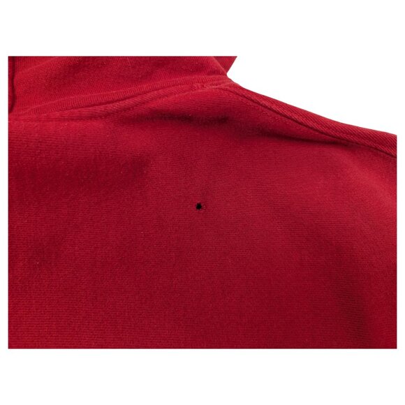 Champion Reverse Weave No Jumper Red Hoodie Sweatshirt Los Angeles Sz L *READ - Picture 9 of 12